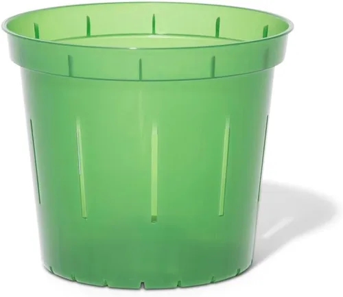 Miniatura 8 de rePotme Macetas de 5 pulgadas, paquete de 6 macetas (zafiro azul) - Maceta transparente ranurada para plantas de interior - Perfecto para orquídeas