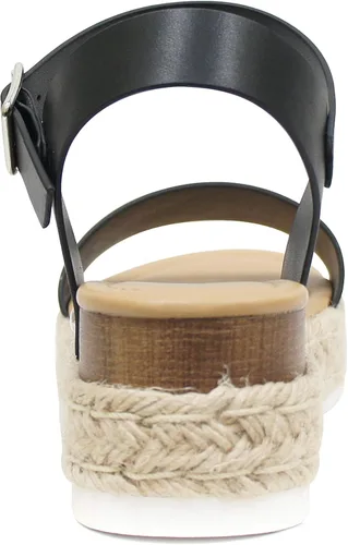 Miniatura 2 de Soda Clip Topshoe Avenue - Sandalias de alpargata con correa de tobillo y punta abierta para mujer