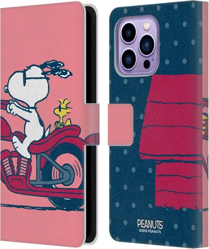 Miniatura 180 de Head Case Designs Funda de piel con licencia oficial de Peanuts Snoopy & Woodstock Balloon Halfs and Laughs para Apple iPhone 7/8/SE 2020 y 2022