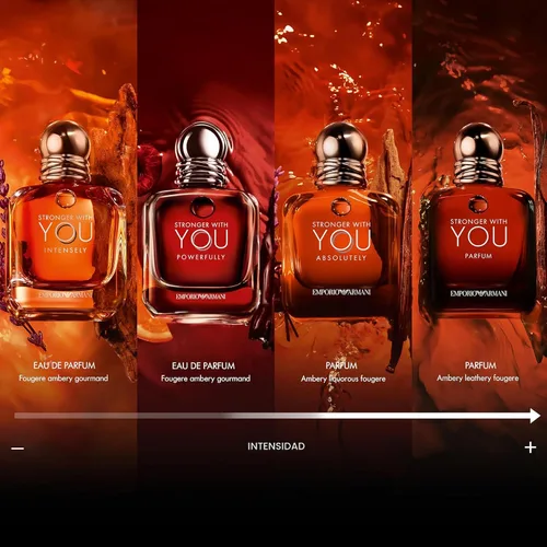 Miniatura 5 de Armani Beauty - Más fuerte contigo intensamente - Colonia para hombre - Fragancia Fougère Ambery Woody para hombre - Pimienta rosa, lavanda, notas