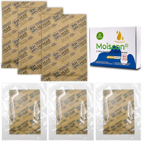 Miniatura 15 de Wisesorb Paquetes de control de humedad bidireccionales 49% para guitarras e instrumentos de madera - Absorbentes de humedad de 70g