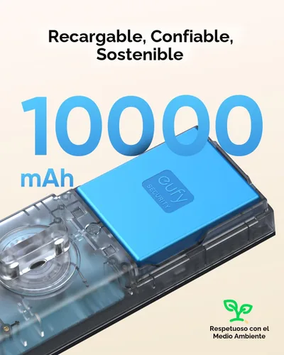 Miniatura 5 de eufy Security Cerradura inteligente de video E330, cámara 3 en 1+timbre+huella dactilar cerradura de puerta de entrada sin llave, cerrojo
