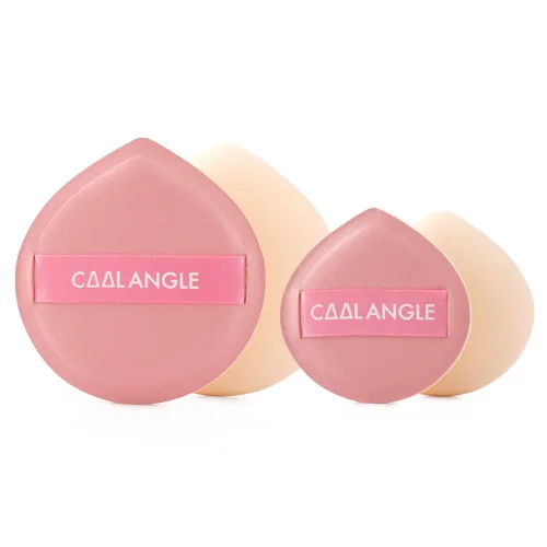 COOL-ANGLE Paquete de 4 Esponjas de Maquillaje Rosa Para Base, Corrector y Polvo, Esponja Mezcladora Sin Látex Para Maquillaje Natural y Fácil, a2: