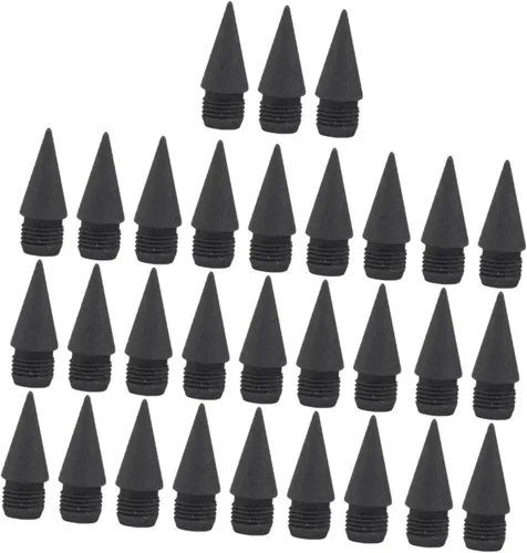 Miniatura 7 de Didiseaon 100 puntas de lápiz de repuesto, puntas infinitas para lápices, suministros escolares, sin tinta, punta de lápiz, bolígrafos de escritura