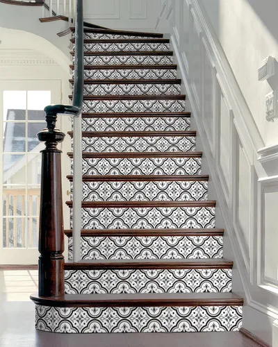 Miniatura 13 de FLFK Calcomanías para escaleras - Adhesivos para escaleras, Calcomanías autoadhesivas para escalones de Sunrise Coast, para decoración del hogar