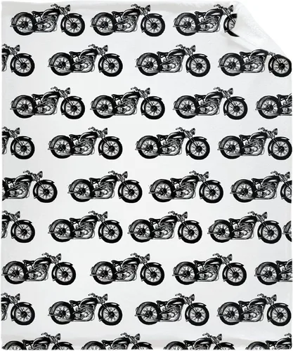 Miniatura 10 de Manta de motocross Racer deportes extremos estampada súper suave de franela de felpa ligera y acogedora para niños y hombres, regalo para sofá Dirt