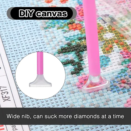 Miniatura 7 de abcGoodefg Kit de pinturas de arte de diamantes, 6 paquetes, kits de arte de diamantes 5D para adultos, juego de paisaje, pintura redonda de taladro