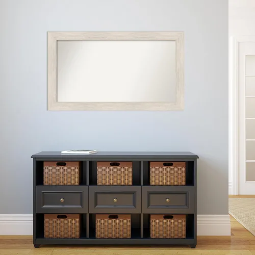 Miniatura 5 de Amanti Art Espejo personalizado, espejo de baño de madera dura, espejo de pared o espejo de tocador de baño sobre el fregadero (25 x 43 pulgadas)