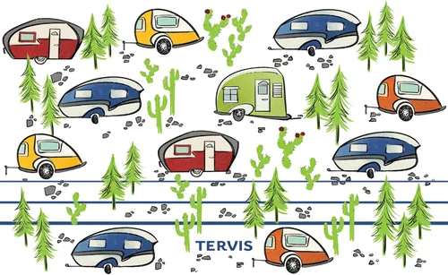 Miniatura 2 de Tervis Traveler - Vaso aislado de triple pared para acampar retro mantiene las bebidas frías y calientes, 20 onzas, acero inoxidable