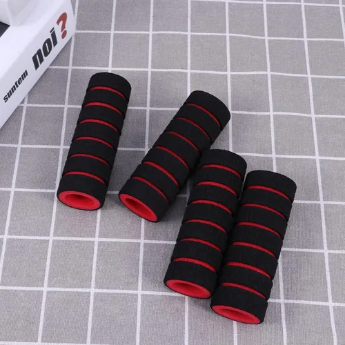 Miniatura 5 de INOOMP Cubierta antideslizante de espuma para manillar de bicicleta, agarres de barra de mango de esponja para bicicletas plegables eléctricas