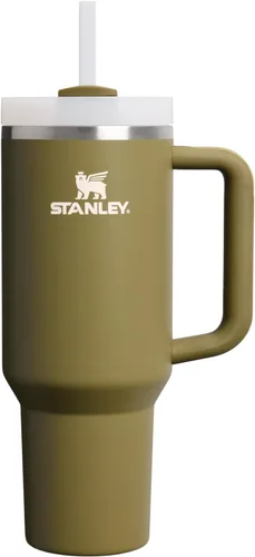 Miniatura 189 de Stanley Quencher H2.0 - Vaso de acero inoxidable con asa, pajilla y tapa FlowState giratoria de 3 posiciones; aislamiento térmico, sin BPA; apto