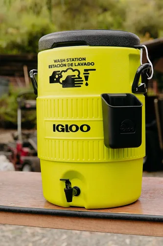 Miniatura 6 de Igloo Enfriador deportivo Dispensador de bebidas aislado con boquilla Estación portátil de lavado de manos
