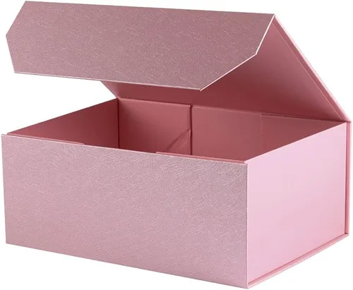 Miniatura 15 de Caja de regalo negra con tapa de 12 x 8 x 2.5 pulgadas, caja de regalo magnética para envolver, caja de regalo a granel para regalo, grano de malla
