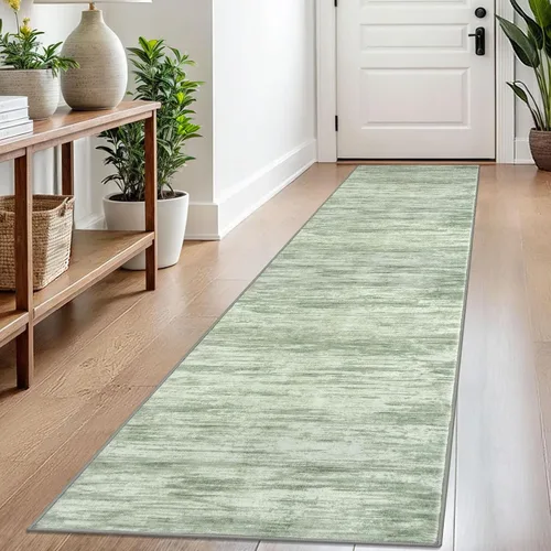 Miniatura 39 de SIILOOM 2 x 3 Alfombra moderna y abstracta para entrada, alfombra neutra azul marino gris multicolor súper suave de área pequeña, alfombras lavables
