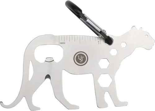 Miniatura 25 de UST Tool-a-Long - Mosquetones multiherramienta con construcción duradera y compacta de acero inoxidable para senderismo, kayak, campamento, viajes