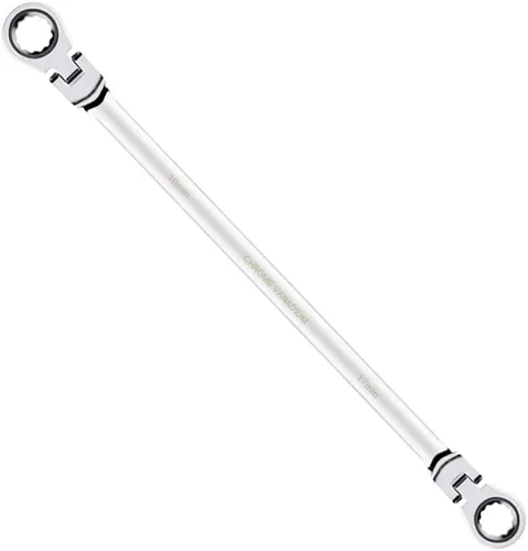 Miniatura 14 de BULLTOOLS - Juego de llaves de trinquete extralargas (6 piezas, acero cromado vanadio, 72 dientes, con métricas, 8mm - 19mm/0.315 in a 0.748 in)