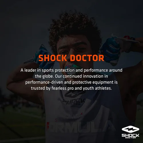 Miniatura 8 de Shock Doctor Protector bucal para aparatos ortopédicos, protector bucal deportivo para fútbol, lacrosse, hockey, baloncesto, sin tirantes