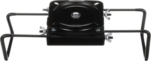 Attwood 15700-3 Montura de Asiento, con Abrazadera y Giratoria, Se Ajusta de 7 ½ Pulgadas a 18 Pulgadas, Aluminio Revestido en Polvo Negro