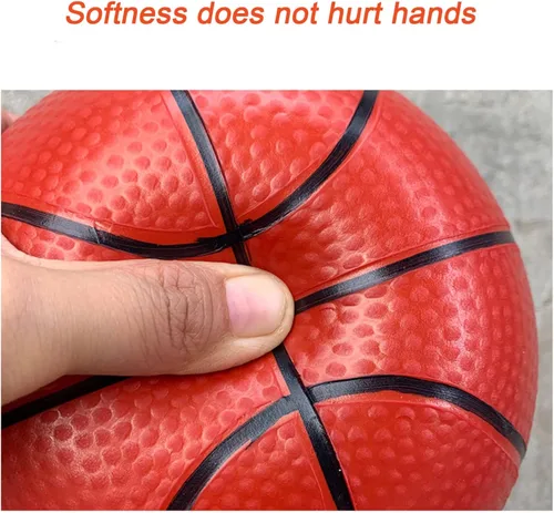 Miniatura 4 de Pelotas deportivas con bomba de mano para niños y niños pequeños (paquete de 2) juego de pelotas deportivas de goma de 6 pulgadas de diámetro