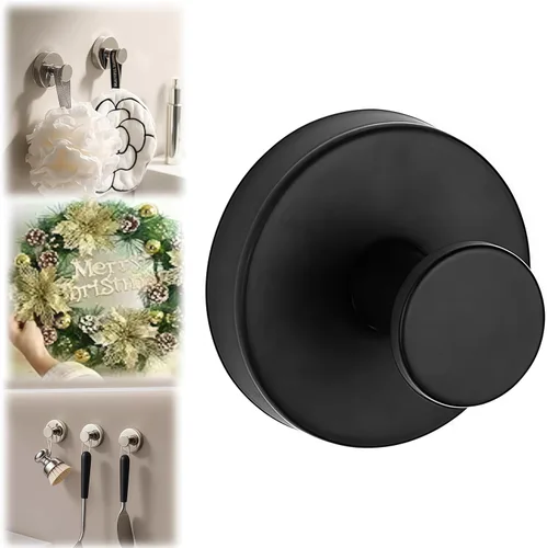 Ganchos de ventosa para coronas en vidrio, ganchos de ventosa para ducha interior, ganchos de corona para puertas delanteras, ganchos de metal para