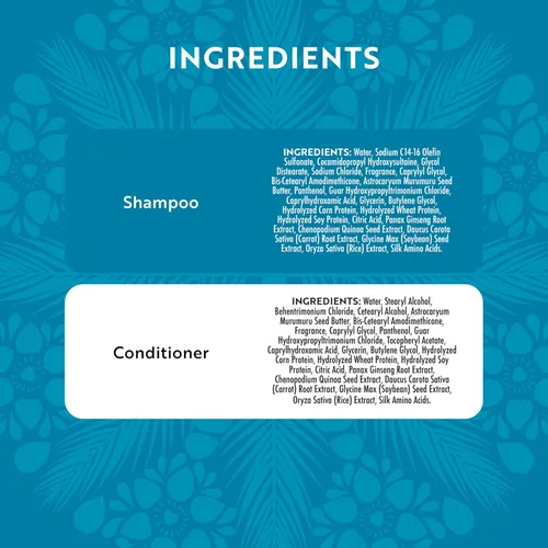 Miniatura 9 de LatinUs Beauty Dúo CONTROL Anti-frizz con Keratina Vegana para el cuidado del cabello. Shampoo Natural + Acondicionador con Mantequilla de Murumuru