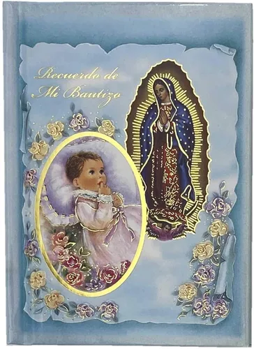 Miniatura 2 de Juego de velas de bautismo para niños y niñas, juego de bautismo católico con velas, velas para bautizo de niño, juego niña (azul)