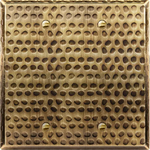 Miniatura 24 de LIDER Placa de Pared de Metal en Blanco, Cubierta de Tomacorriente en Blanco de Acero Inoxidable, Resistente a la Corrosión, Tamaño Mediano 1-Gang