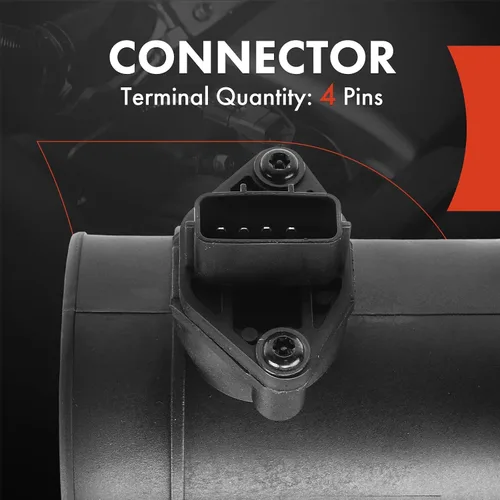 Miniatura 5 de A-Premium Conjunto de sensor de flujo de aire masivo [4 pines, V6 3.5L] compatible con Nissan Pathfinder 2001-2002 e Infiniti QX4 2001-2003