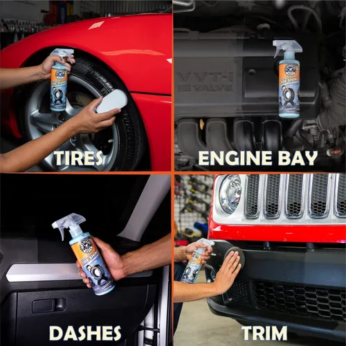 Miniatura 5 de Chemical Guys Tire Kicker Spray Pulverizable de Brillo Extra Brillante para Neumáticos, Acabado Seco al Tacto - Restaura el Aspecto Húmedo al