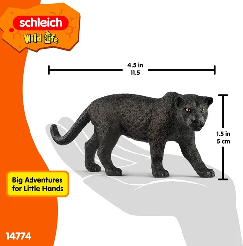 Miniatura 3 de Figura de jueguete de la Pantera Negra de América del Norte de Schleich.