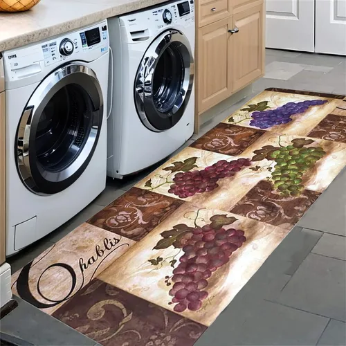Miniatura 13 de Tapete de goma antideslizante para lavadero, tapete de cocina resistente al agua (20 x 48 pulgadas, 1 unidad) de Abreeze