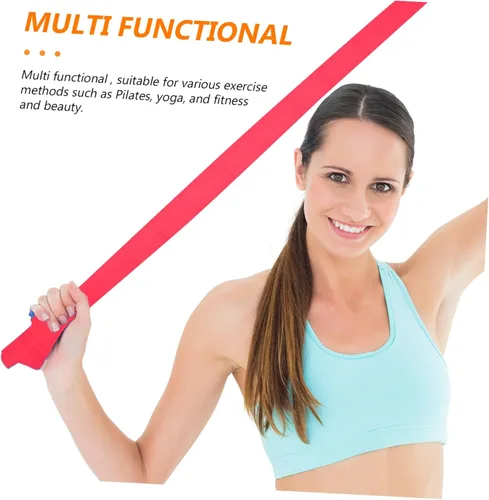 Miniatura 4 de Alipis Banda elástica de resistencia TPE para yoga para estiramiento de fitness y entrenamiento de fuerza, banda de ejercicio para hombros, piernas