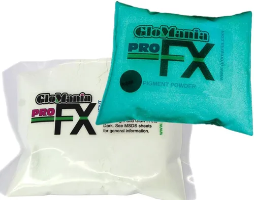 Miniatura 4 de Polvo de pigmento fluorescente de aluminio de estroncio invisible neutro que brilla en la oscuridad, luz negra UV libre de polvo