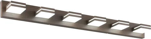 Miniatura 71 de SineRise - Lámpara LED para tocador de baño - Moderna lámpara de acrílico con acabado cromado para iluminación de pared sobre el espejo - 2 luces