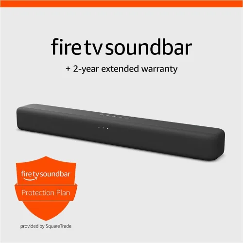 Barra de sonido Amazon Fire TV con plan de protección de 2 años