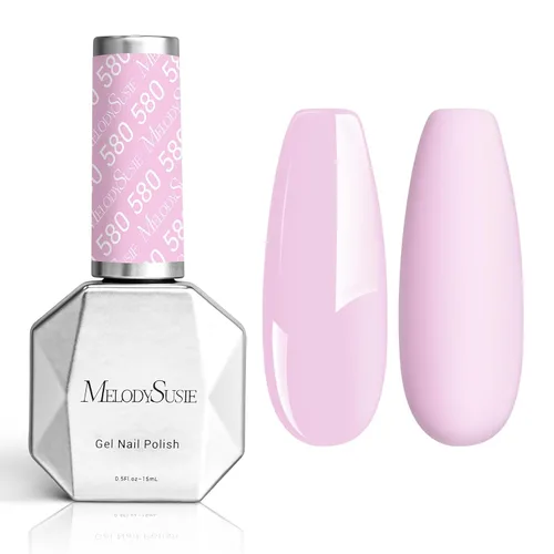 Miniatura 84 de MelodySusie Esmalte de uñas de gel grueso color rosa nude, 0.5 fl oz removible con remojo UV LED Funny Bunny esmalte de gel rosa, regalo de Navidad