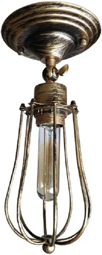 Miniatura 7 de Luces de pared estilo rústico americano, estilo vintage, enchufe ajustable, iluminación industrial, apliques de jaula de metal de alambre rústico