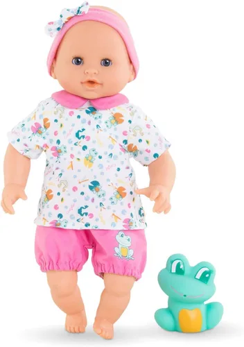 Miniatura 8 de Corolle Mon Premier Poupon Bath Baby Alyzee - Muñeca de baño con animales de baño, ojos dormidos, fragancia de vainilla, vestidos extraíbles, 11.8