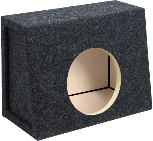 Atrend 8 pulgadas Caja de altavoz de subwoofer para camiones de recinto sellado de una sola unidad con revestimiento de alfombra - Mejora la calidad