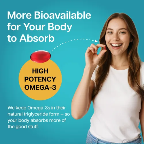 Miniatura 7 de Nutriana Cápsulas blandas de aceite de pescado de fórmula avanzada, 1500 mg de Omega 3 con 800 mg de EPA + 600 mg de DHA, 60