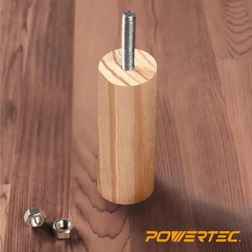 Miniatura 4 de POWERTEC QHB1002 - Pernos de suspensión de 1/4-20 x 1-1/2 pulgadas, paquete de 50 con 2 tuercas hexagonales de instalación de pernos