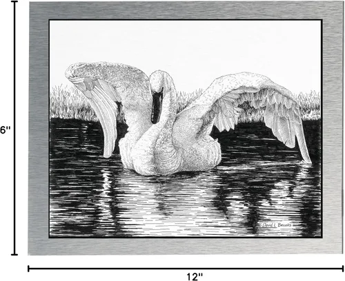 Miniatura 7 de AlumaComp Panel de montaje y pintura de archivo de aluminio, 6 x 12, doble cara, 100% archivo, sin ácidos, 0.157 in de grosor, para todos