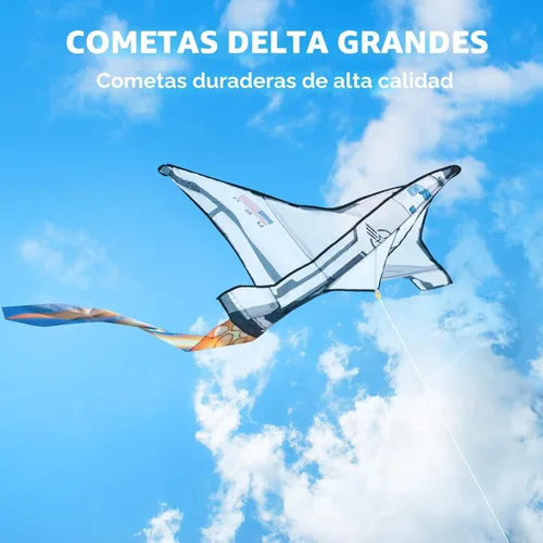 Miniatura 7 de JOYIN Cometa de playa grande para juegos y actividades al aire libre