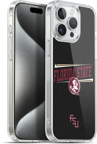 Miniatura 176 de Head Case Designs Funda de gel suave FSU Seminoles de la Universidad Estatal de Florida con licencia oficial compatible con Apple iPhone 13 Pro Max