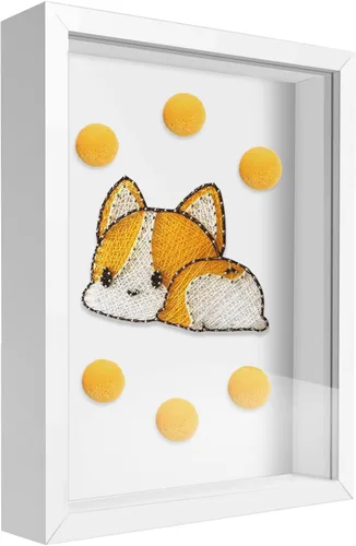 Miniatura 29 de Caja expositora de 8 x 8 pulgadas con calcomanías de letras, vitrina para recuerdos, artículos de bebé, recuerdos de boda, manualidades, boletos