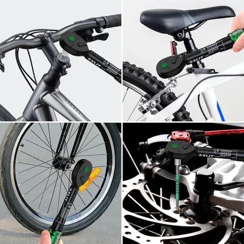 Miniatura 8 de Juego de llaves dinamométricas para bicicleta de 1/4 de pulgada, juego de llaves dinamométricas y puntas de bicicleta, trinquete ajustable de doble