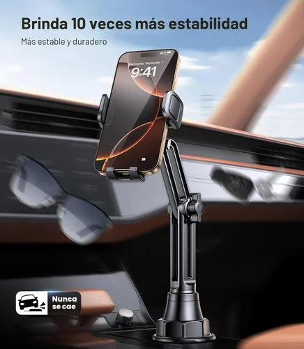 Miniatura 2 de Coolpow Soporte para Teléfono de Portavasos Soporte para Teléfono de Carro Soporte para Teléfono de Portavasos Montaje para Teléfono【Ultra Estable