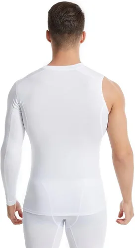 Miniatura 3 de New Compression Shirts for Men 12 Single Arm Long Sleeve Athletic Base Layer Undershirt Gear T Shirt for Workout Basketball