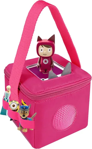 Miniatura 13 de Annmore Estuche de transporte para Toniebox, organizador de almacenamiento para reproductor de audio y figuras, compatible con versiones 1 y 2 (azul)