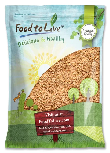Miniatura 10 de Food to Live Bayas de espelta, 1 libra, un nutritivo grano antiguo para cocinar, hornear o refrigerios saludables. Rico en fibra, proteínas